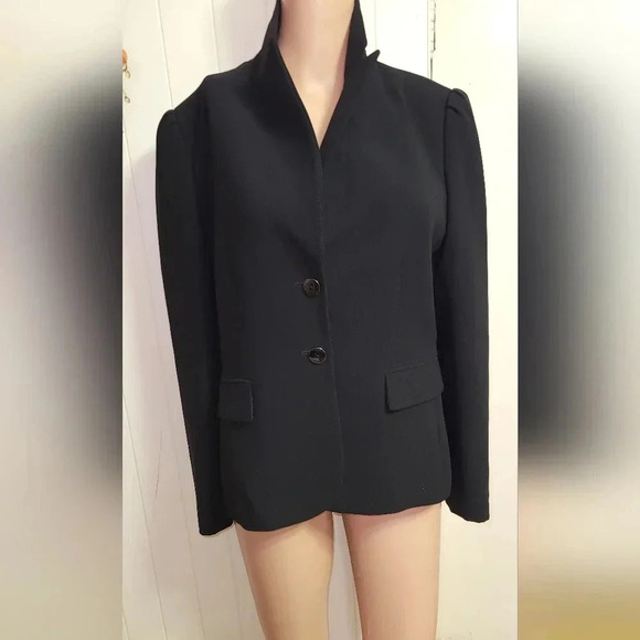 Tahari Jackets & Blazers - Tahari Black Suit Jacket Blazer Petite 10P Career Workwear